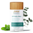 RAW SUGAR Aluminum Free Deodorant Stick, Simply Deo, Eucalyptus + Fresh Mint