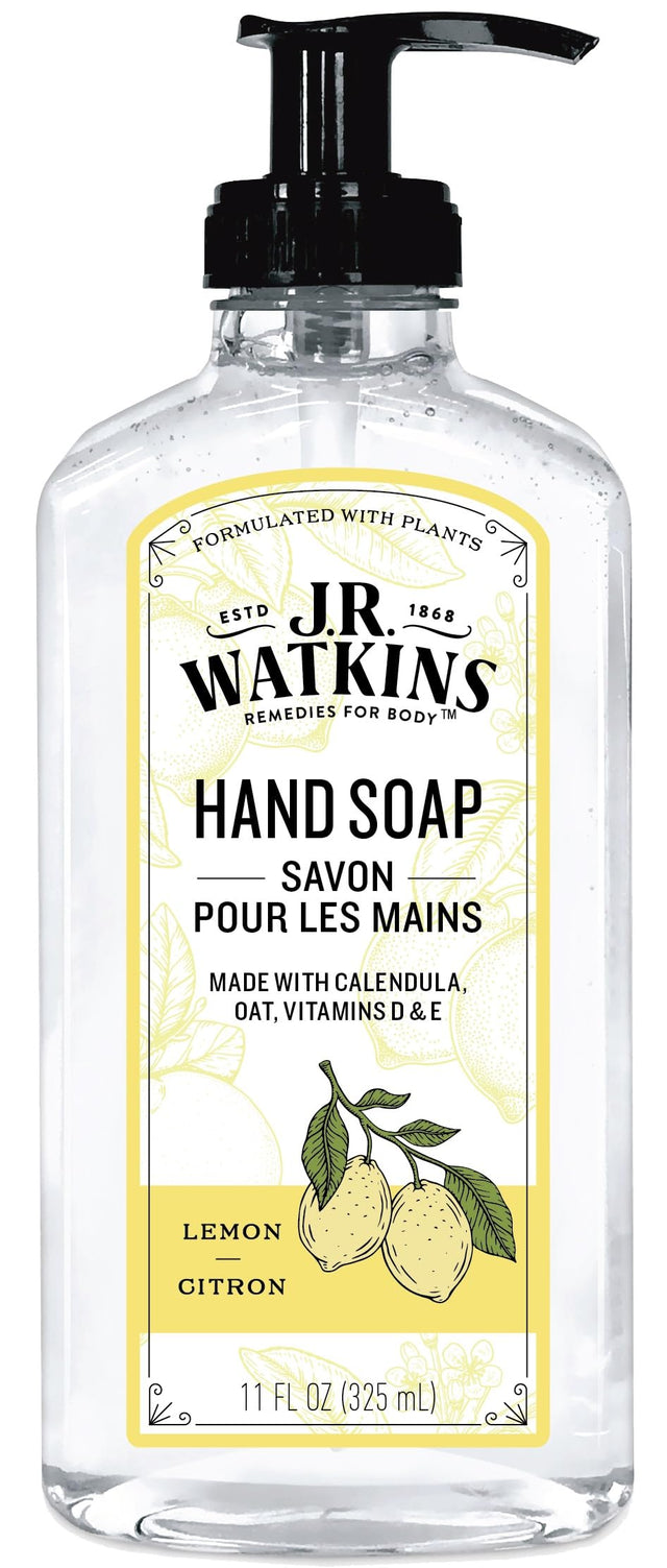 J.R. Watkins Naturals Lemon Hand Soap - Clear, 11 Oz