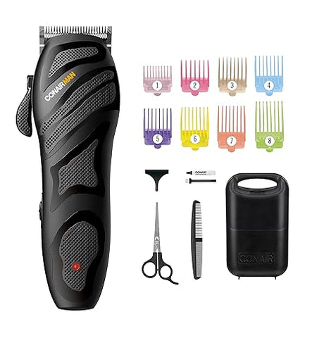 ConairMAN Number Cut, Cord/Cordless Menâ€™s Hair Clippers and Trimmers Set