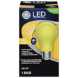 GE Lighting 93129711 GE 9W A19 YEL Bulb