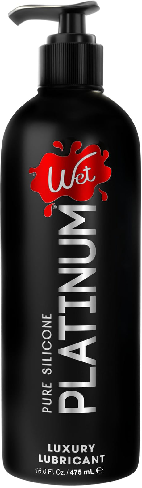 Wet Platinum Silicone-Based Personal Lubricant, 16 fl oz