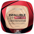 L'Oreal Paris Infallible Fresh Wear Foundation in a Powder, Up to 24H Wear, Ivory, 0.31 oz.