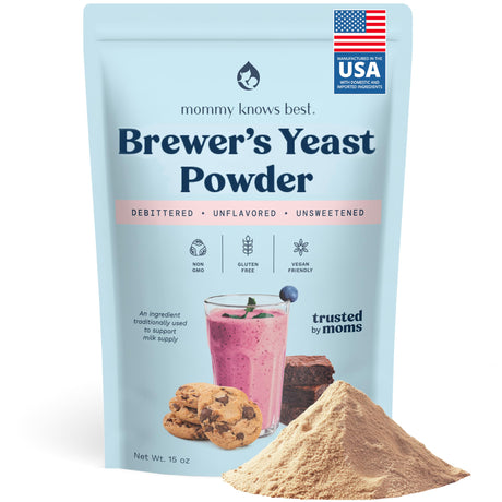 Mommy Knows Best Brewer's Yeast Powder for Breastfeeding Support
