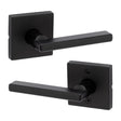 Kwikset Halifax Interior Passage Door Handle, Matte Black,