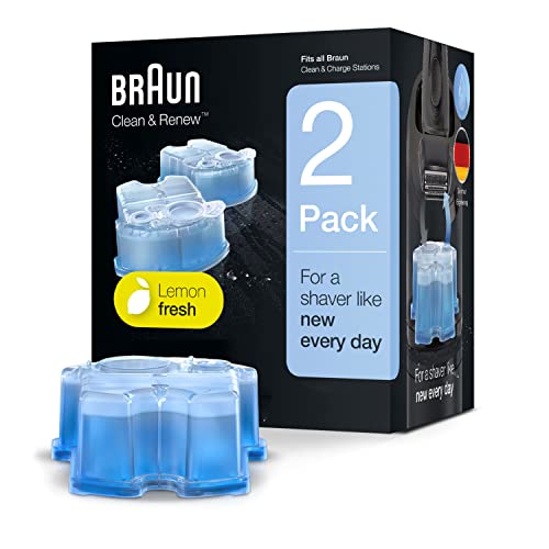 Braun CCR Refill Cartridges – Cleaning Solution for Braun Clean & Renew Electric Shaver Systems
