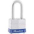 Master Lock 3DLF Long Shackle Padlock – 1-1/2 Inch Steel Shackle for High-Security Use