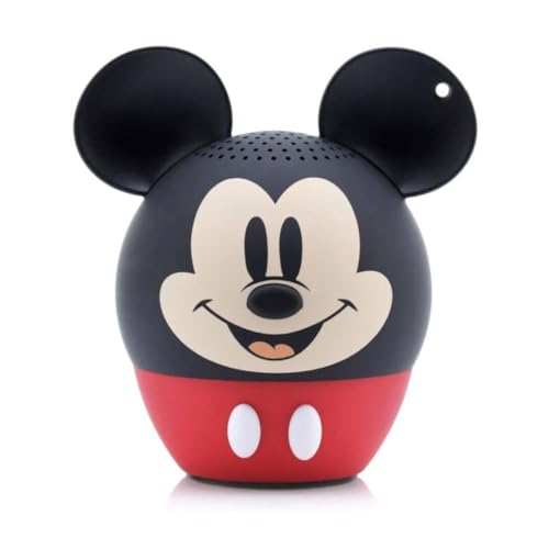 Bitty Boomers Disney: Mickey Mouse portable Bluetooth speaker, featuring a fun, compact design with clear sound quality and perfect for Disney fans of all ages.