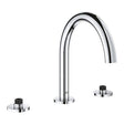 GROHE 25048003 Atrio Roman Bathtub Faucet in Starlight Chrome, featuring a sleek, modern design with durable finishes and precise water control for luxury bathrooms.