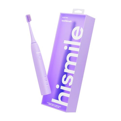 HISMILE Electric Toothbrush in purple, designed for efficient plaque removal and enhanced oral care with multiple brushing modes for a personalized clean.