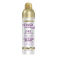OGX Extra Strength Coconut Miracle Oil Dry Shampoo, 5 oz aerosol can, for refreshing and restoring hair with a tropical coconut scent.