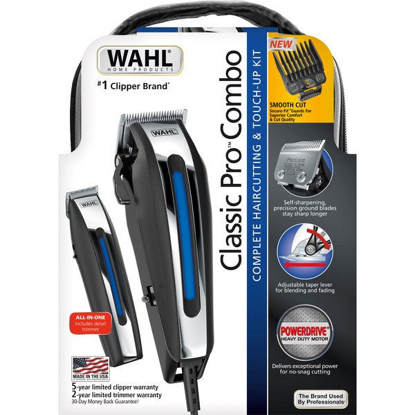 WAHL 79452 Classic Pro Combo Complete Haircutting & Touch-Up Kit 28 Piece New